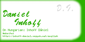 daniel inhoff business card