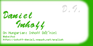 daniel inhoff business card